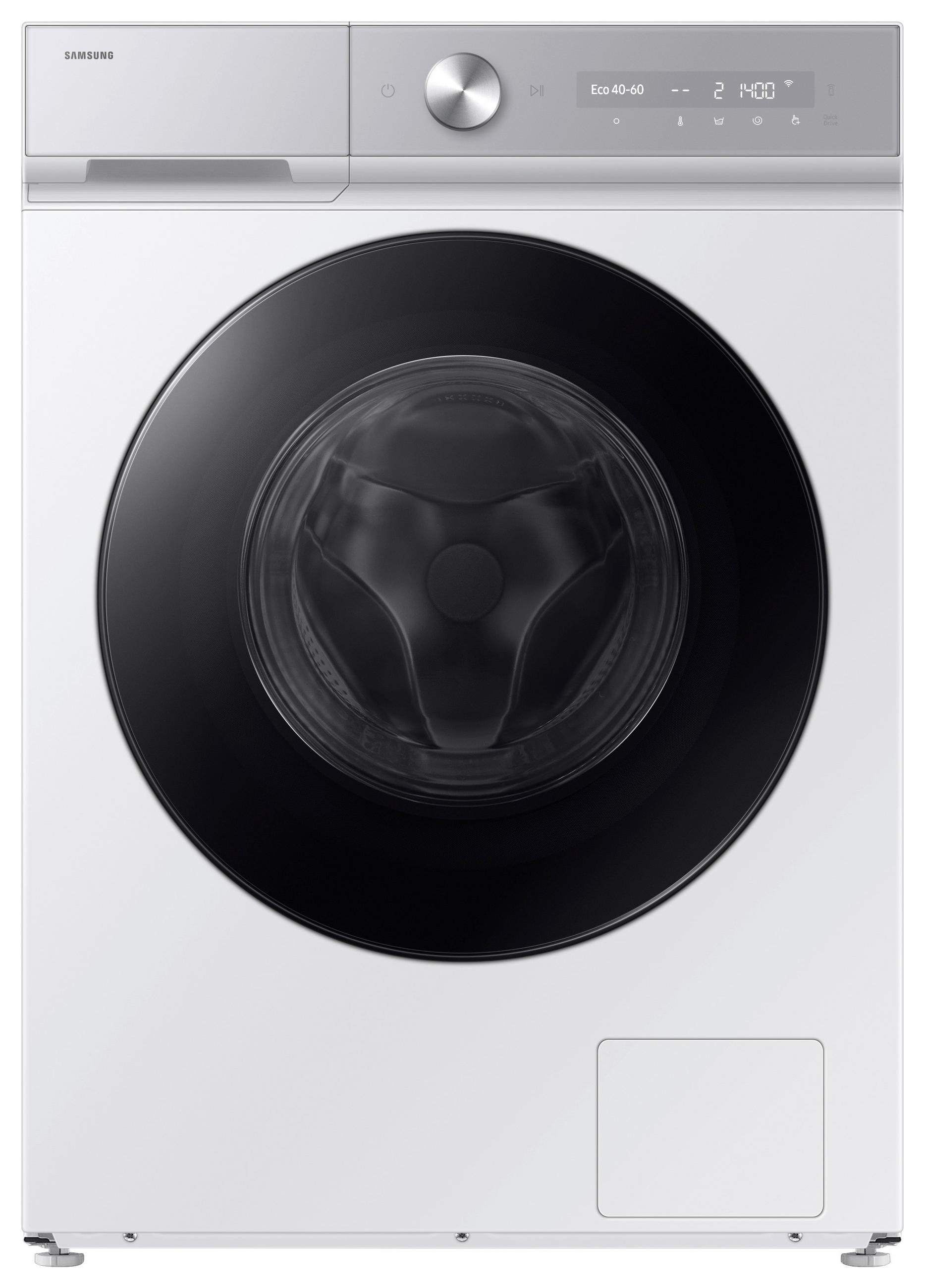 WASCHMASCHINE WW11DB8B95GHU3   - Silberfarben/Weiß, Basics, Kunststoff/Metall (60/85/60cm) - Samsung