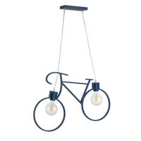KINDERHÄNGELEUCHTE 67/4/125 cm   - Blau, Basics, Metall (67/4/125cm)