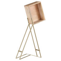 Etajeră,  - bej, Design, lemn - Ambia Home