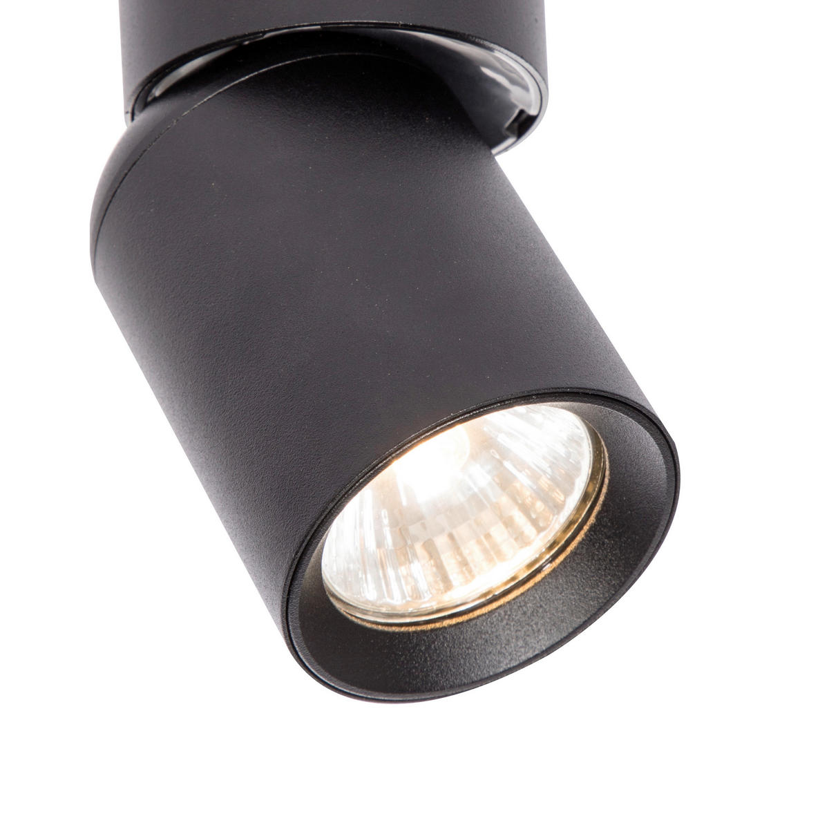 DECKENSTRAHLER Pointa 11.5/6/6 cm  - Schwarz, Design, Metall (11.5/6/6cm)