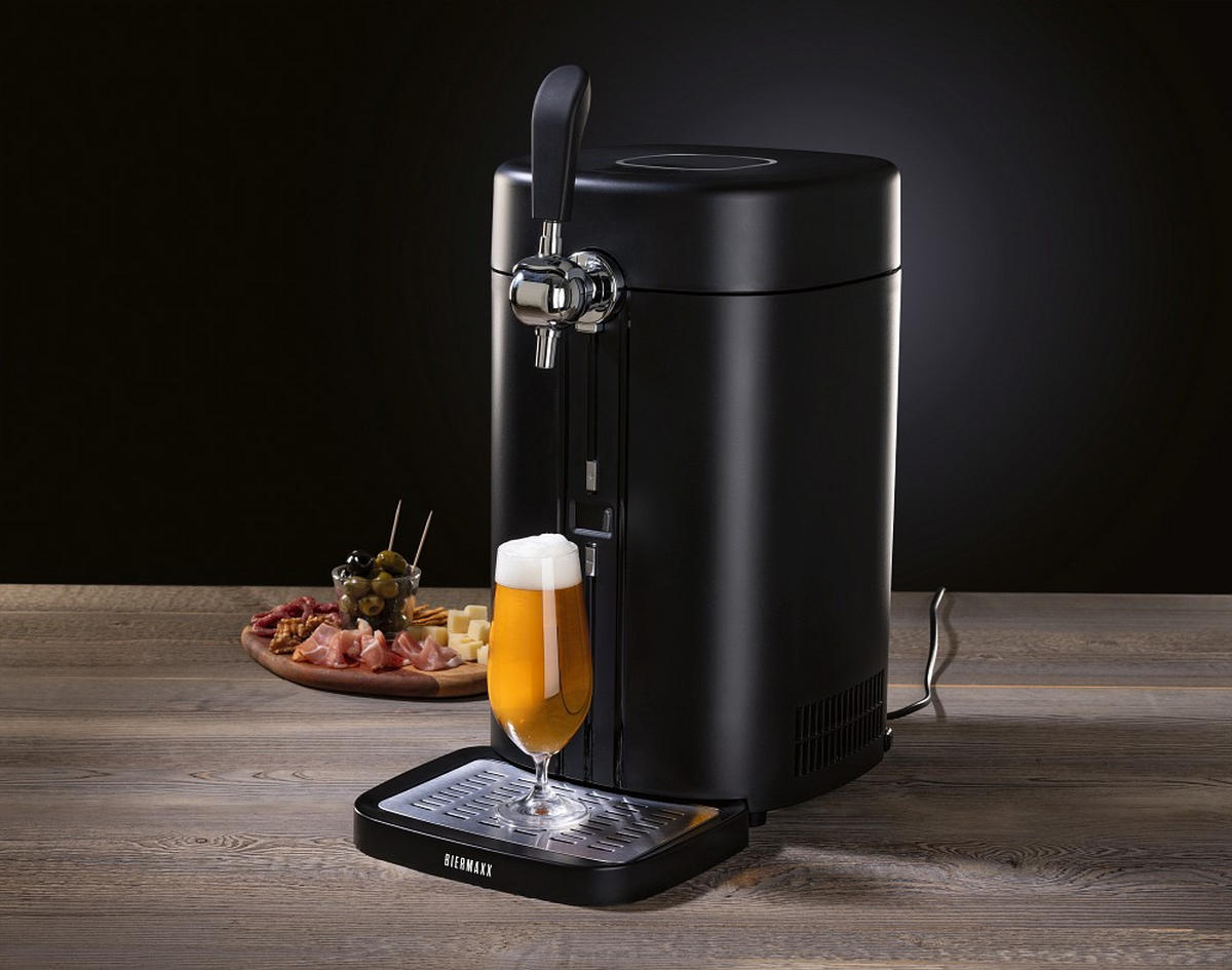 BIERZAPFANLAGE Bier MAXX  - Silberfarben/Schwarz, Basics, Kunststoff (26,4/41/52,6cm)