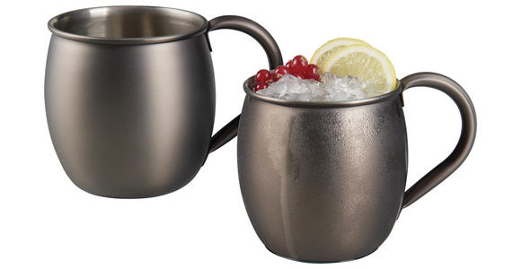 Moscow Mule  - Schwarz, Design, Metall (8,5/9,5cm) - Novel