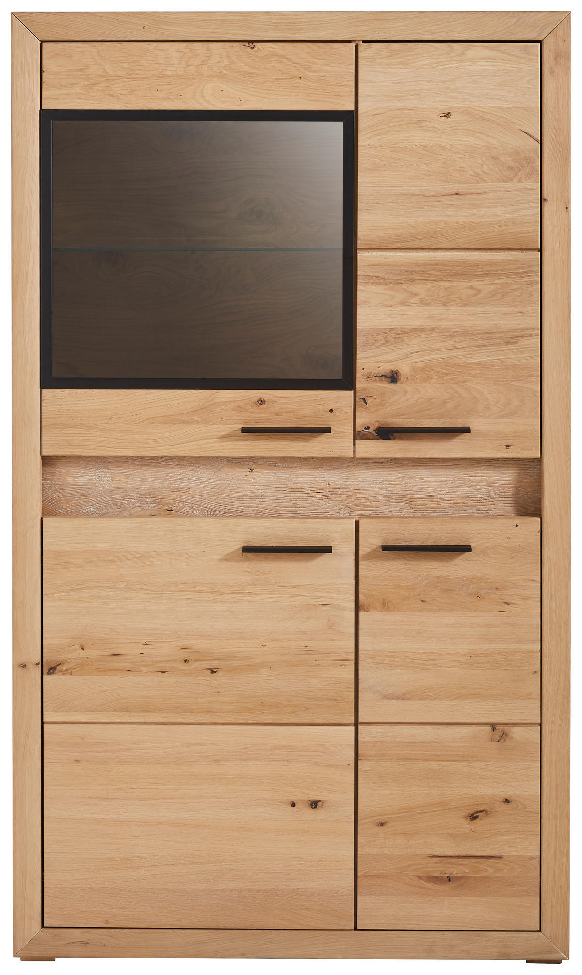 HIGHBOARD  95/163,6/41 cm  - Schwarz, Konventionell, Glas/Holz (95/163,6/41cm) - Cantus