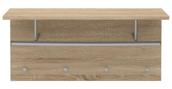 WANDGARDEROBE Eichefarben  - Eichefarben, MODERN, Holzwerkstoff (72/35/30cm) - Carryhome