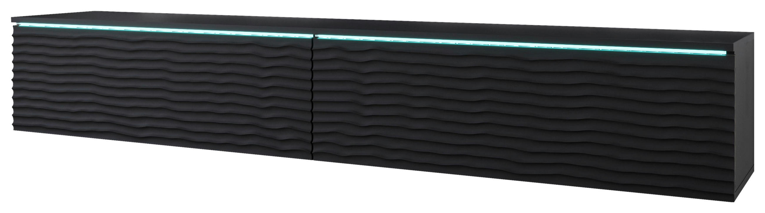 TV-BÄNK Vera  i 180/30/33 cm  - svart/grå, Lifestyle, trämaterial/plast (180/30/33cm) - P & B