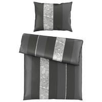 POSTEĽNÁ BIELIZEŇ, satén, antracitová, 140/200 cm - antracitová, Design, textil (140/200cm) - Dieter Knoll