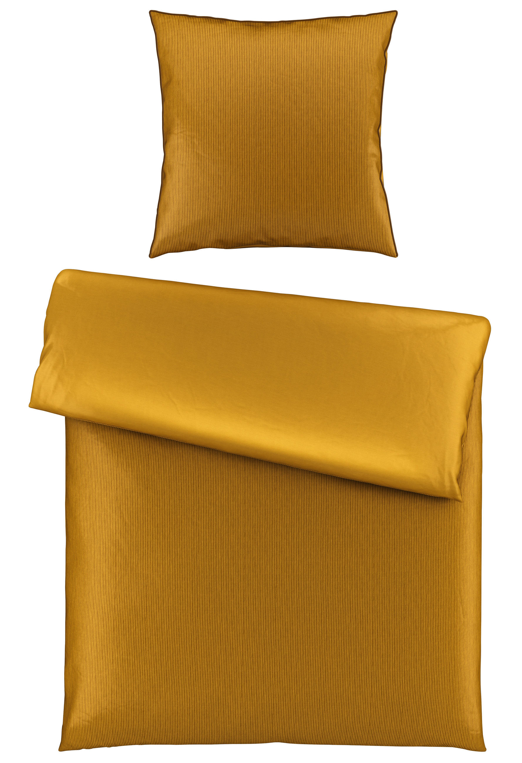 WENDEBETTWÄSCHE Satin 135/200 cm - Goldfarben, Basics, Textil (135/200cm) - Bio:Vio