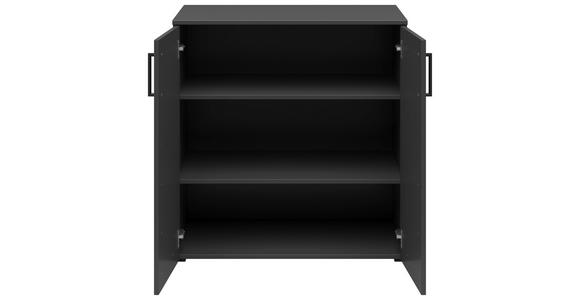 KOMMODE 80/83/52 cm in Graphitfarben - Anthrazit/Schwarz, MODERN, Holzwerkstoff/Kunststoff (80/83/52cm) - Carryhome