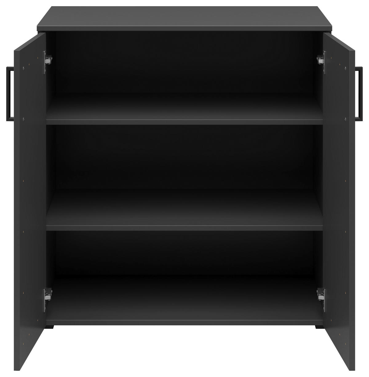 KOMODA  80/83/52 cm  grafitno siva  - crna/antracit, Moderno, pločasti materijal/plastika (80/83/52cm) - Carryhome
