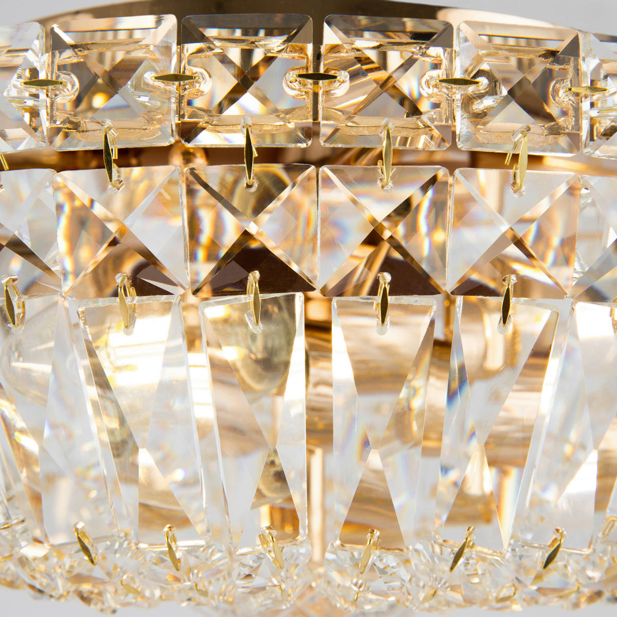 KRONLEUCHTER  30/18/30 cm   - Goldfarben, Trend, Glas/Metall (30/18/30cm) - MAYTONI
