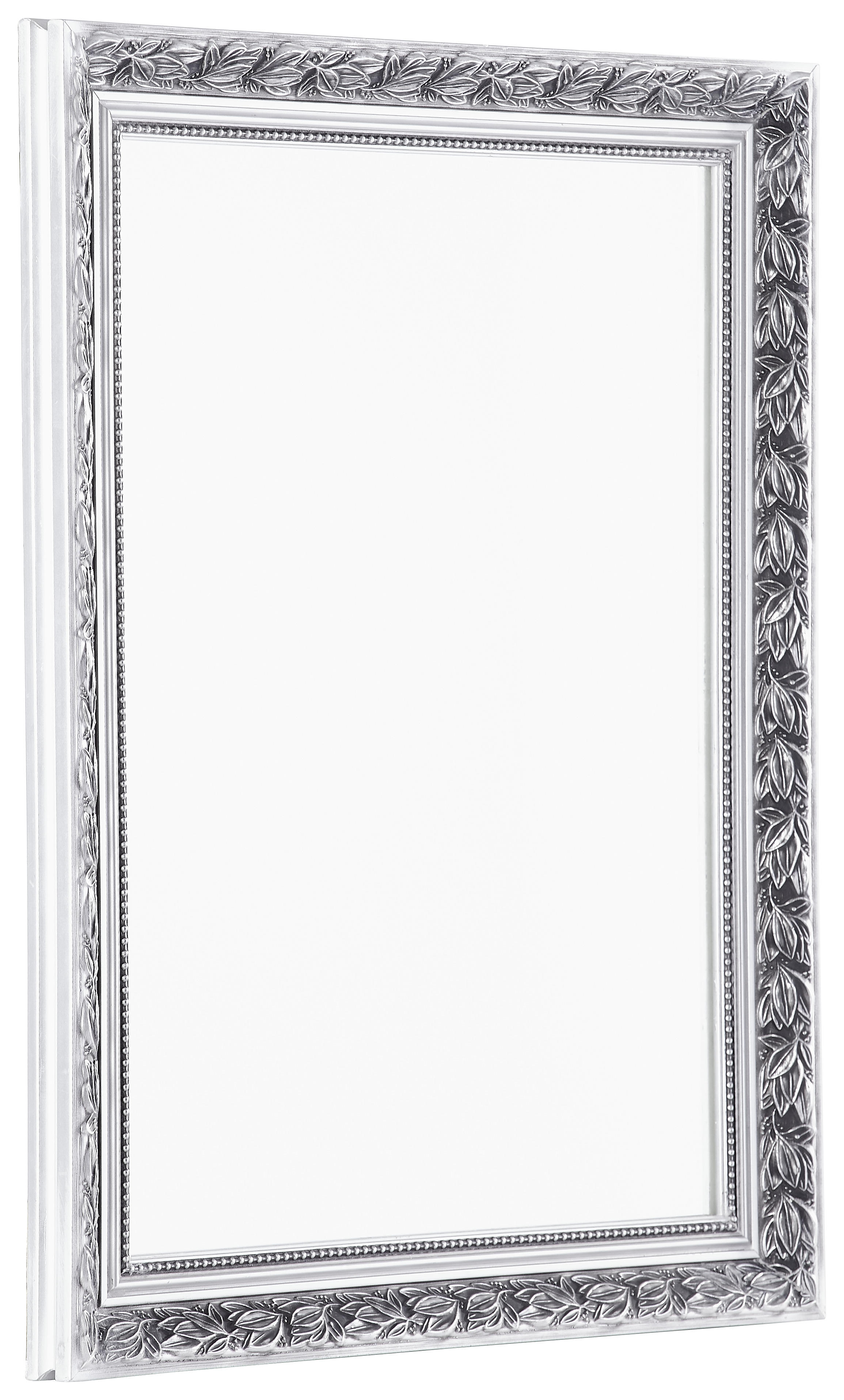 ZIDNO OGLEDALO  55/70/3,3 cm     - srebrna, Lajfstajl, staklo/drvo (55/70/3,3cm) - Carryhome