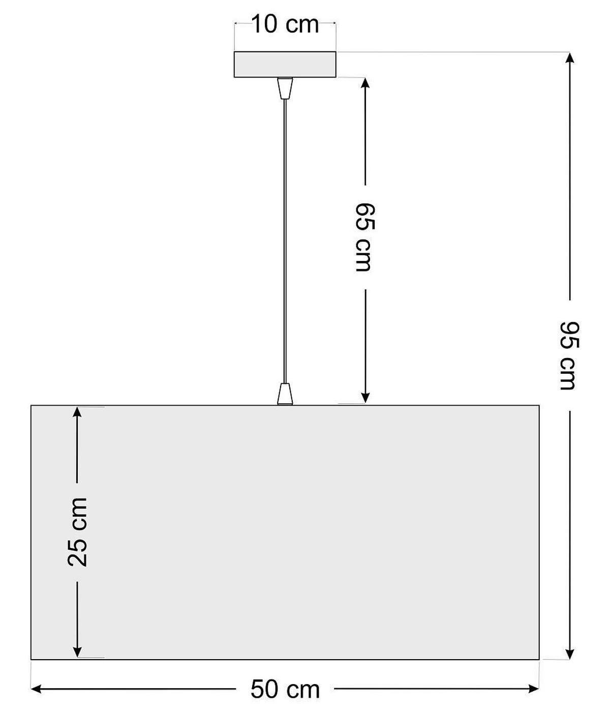 HÄNGELEUCHTE Swing 50/95 cm   - Goldfarben/Hellgrau, Design, Kunststoff/Textil (50/95cm)