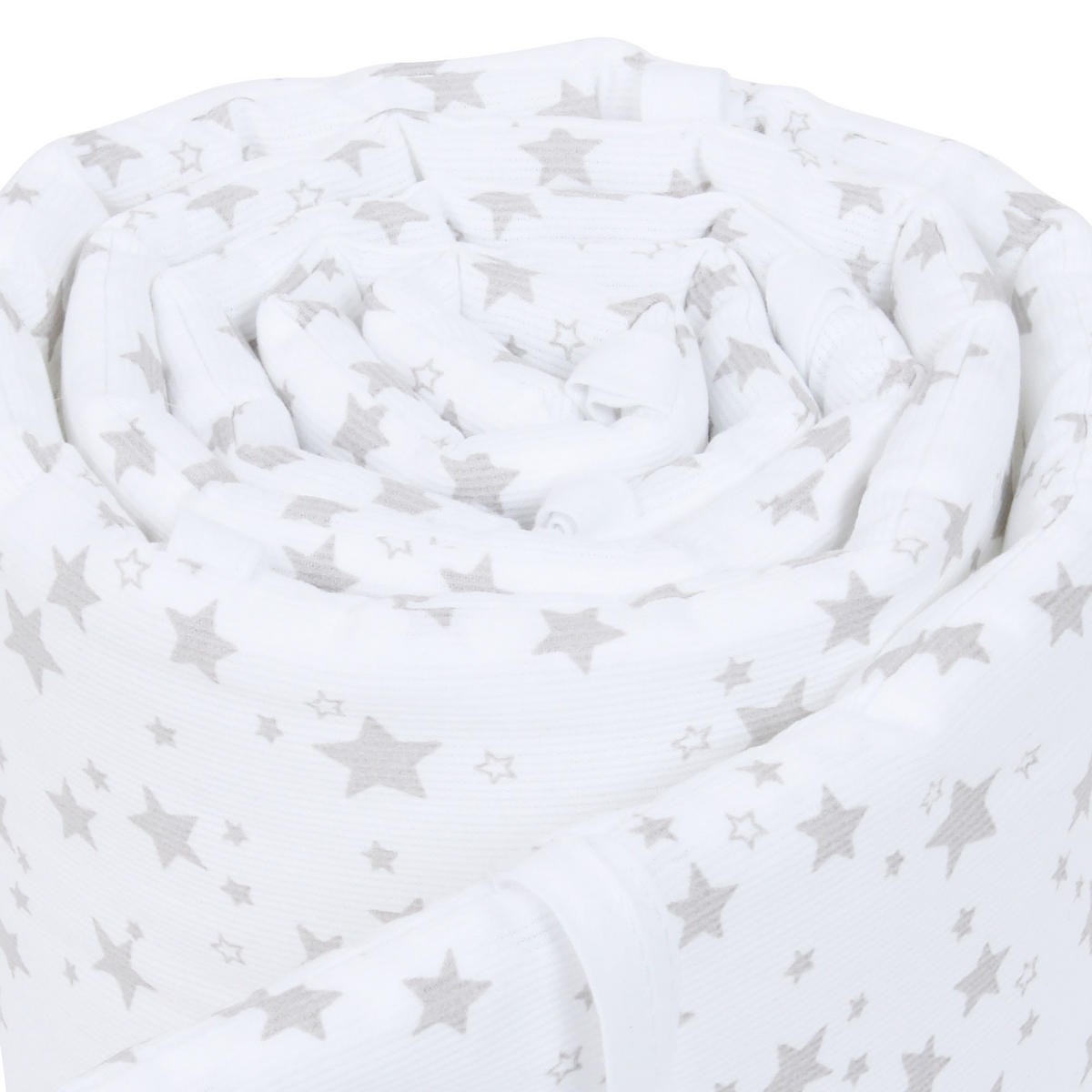 Nestchen Pique Babybay Original   24/149 cm  - Weiß/Grau, Basics (24/149cm) - Babybay