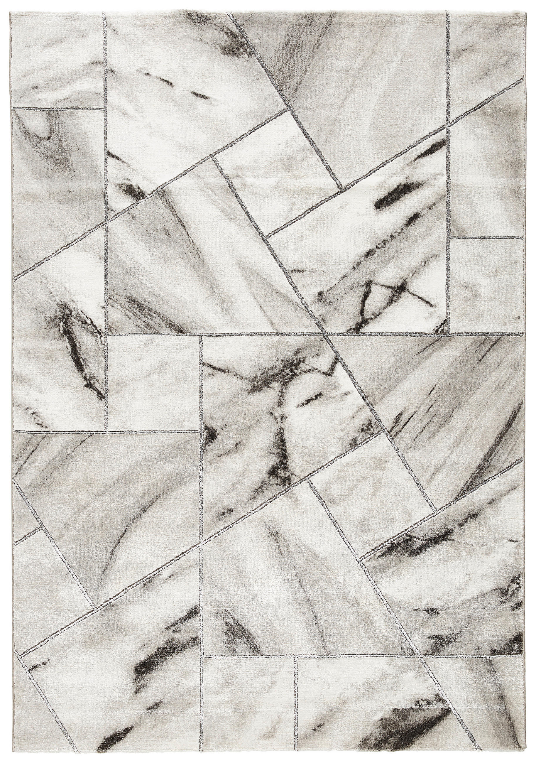 TKANI TEPIH  svetlosiva     - svetlosiva, Dizajnerski, tekstil (120/170cm) - Novel