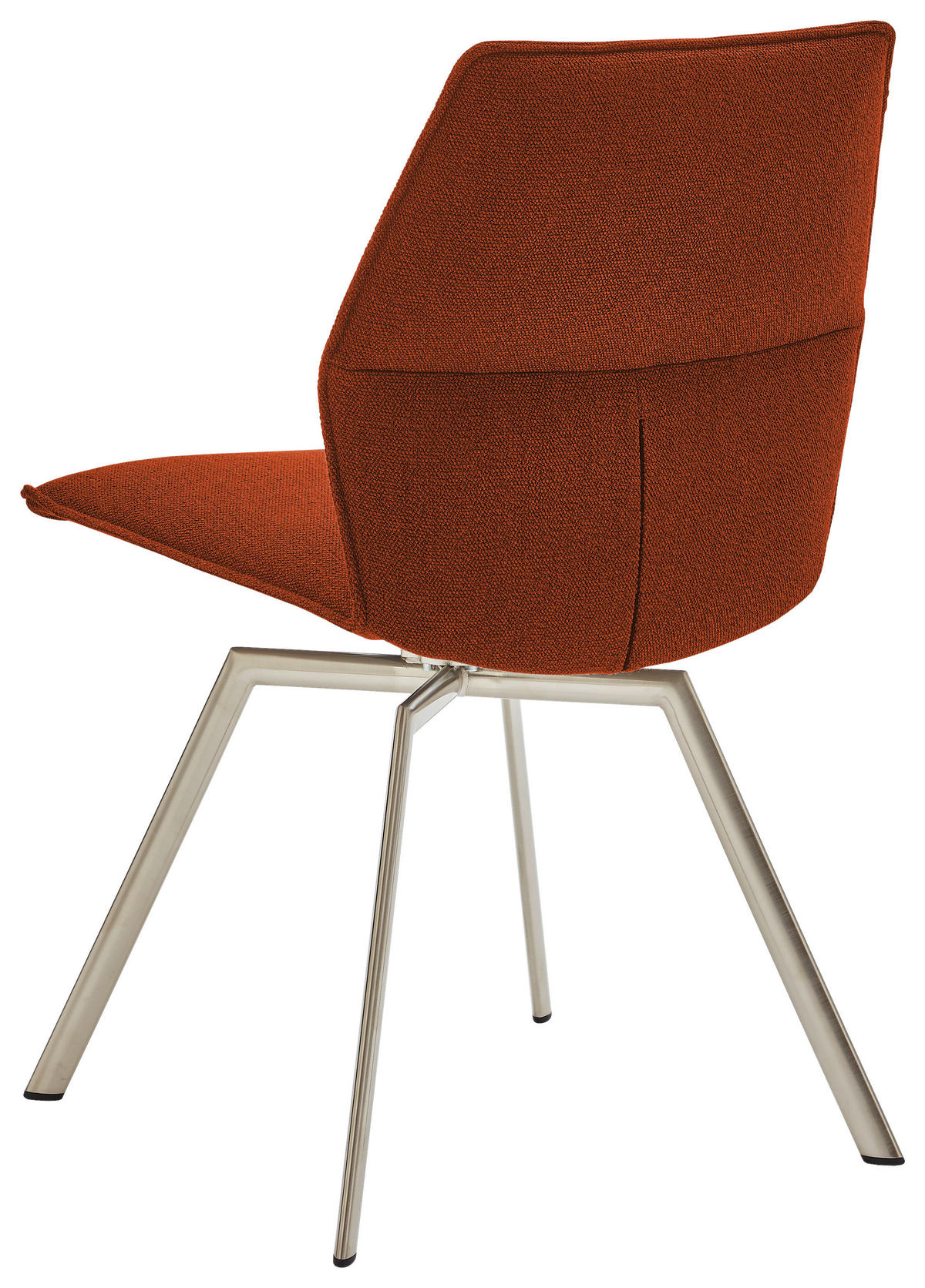 STUHL  in Stahl  - Edelstahlfarben/Rostfarben, Design, Textil/Metall (47/86/54cm) - Venjakob