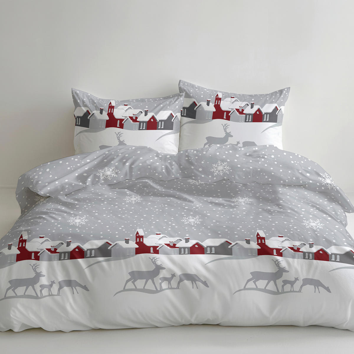 BETTWÄSCHE Flanell 200/200 cm  - Grau, Basics, Textil (200/200cm)