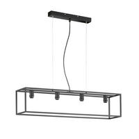 HÄNGLAMPA Modular M 115/25/160 cm  - svart, Basics, metall (115/25/160cm) - Fischer & Honsel