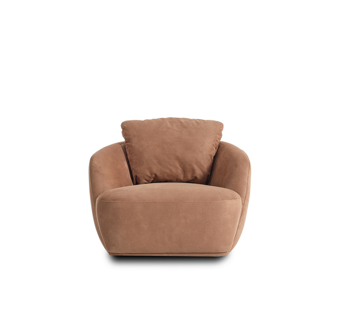 SESSEL in Braun  - Schwarz/Braun, Design, Kunststoff/Textil (100/86/106cm) - Livetastic
