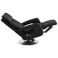 RELAXSESSEL in Leder Anthrazit  - Edelstahlfarben/Anthrazit, Design, Leder/Metall (78/112/85cm) - Cantus