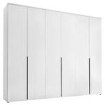 DREHTÜRENSCHRANK  in Weiß  - Schwarz/Weiß, MODERN, Holzwerkstoff/Kunststoff (270/225/52cm) - Carryhome