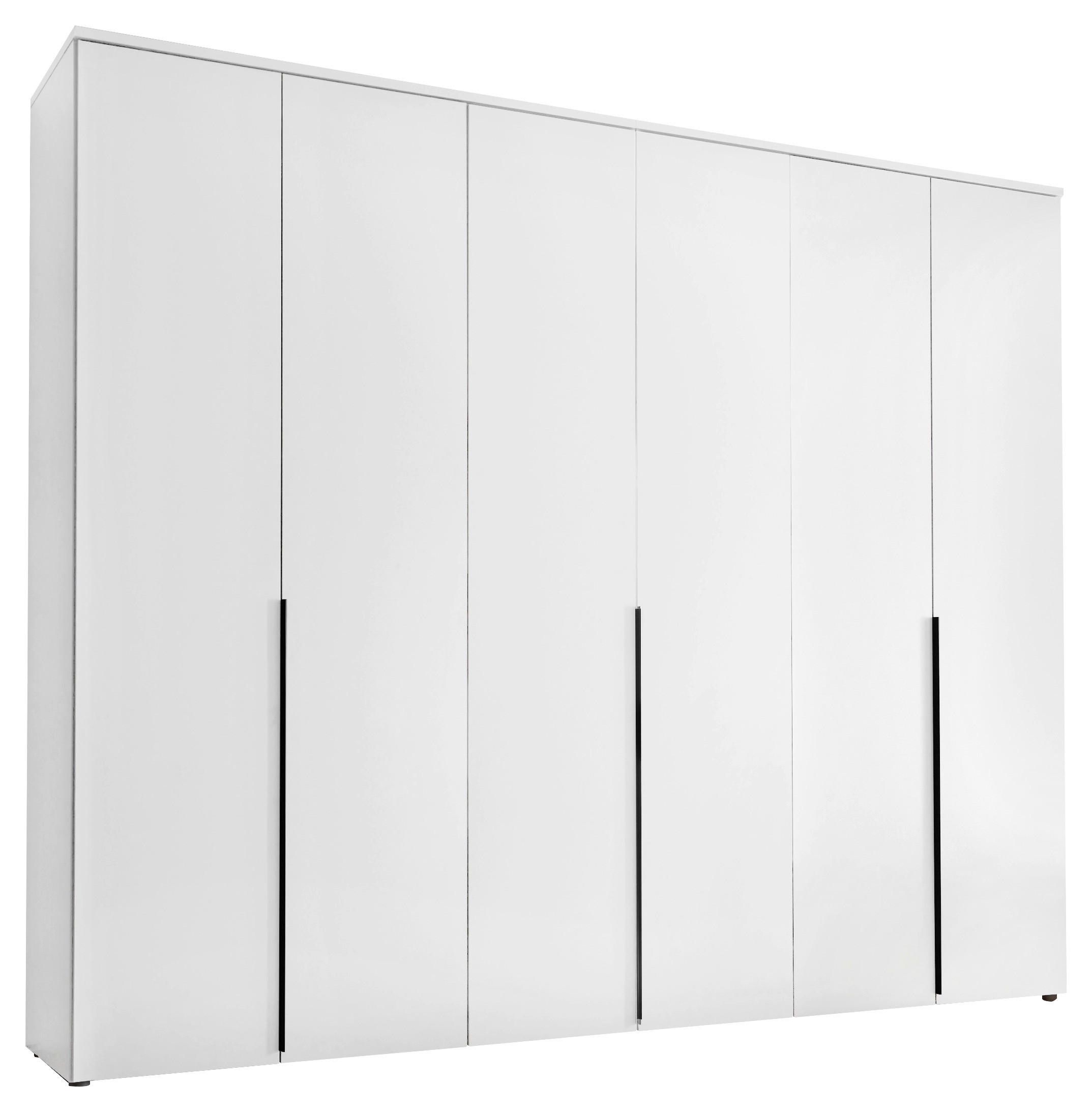 Carryhome SKRIŇA S OTOČNÝMI DVERAMI, biela, 270/225/52 cm