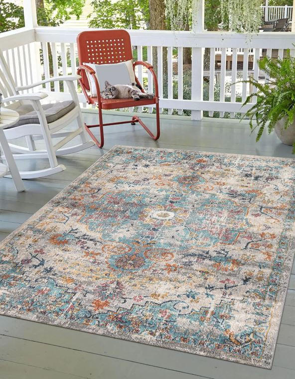 OUTDOORTEPPICH 80/150 cm Salsa Outdoor Multicolor  - Multicolor, KONVENTIONELL, Textil (80/150cm) - Novel