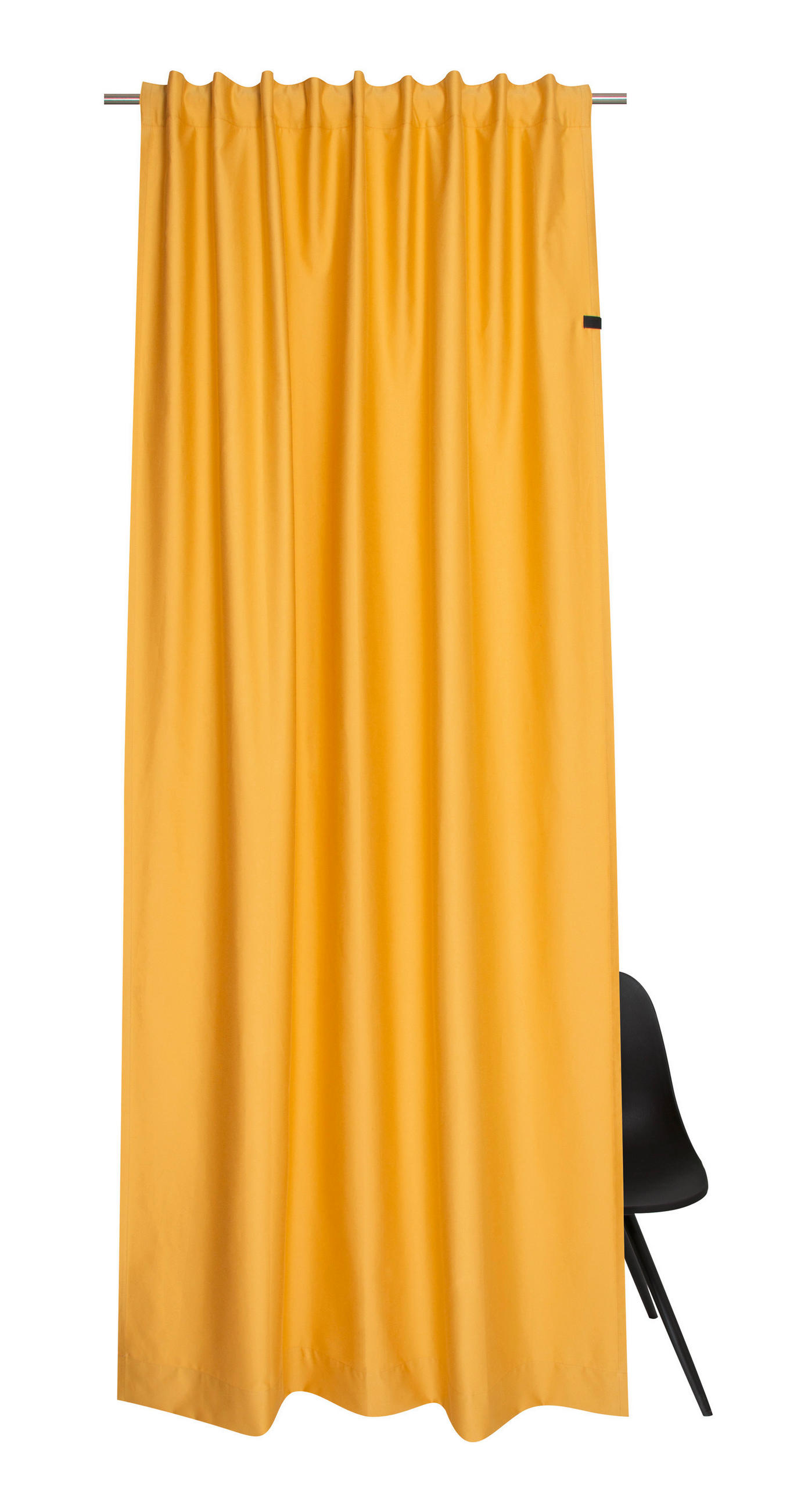 FERTIGVORHANG blickdicht  - Gelb, Basics, Textil (130/250cm) - Schöner Wohnen