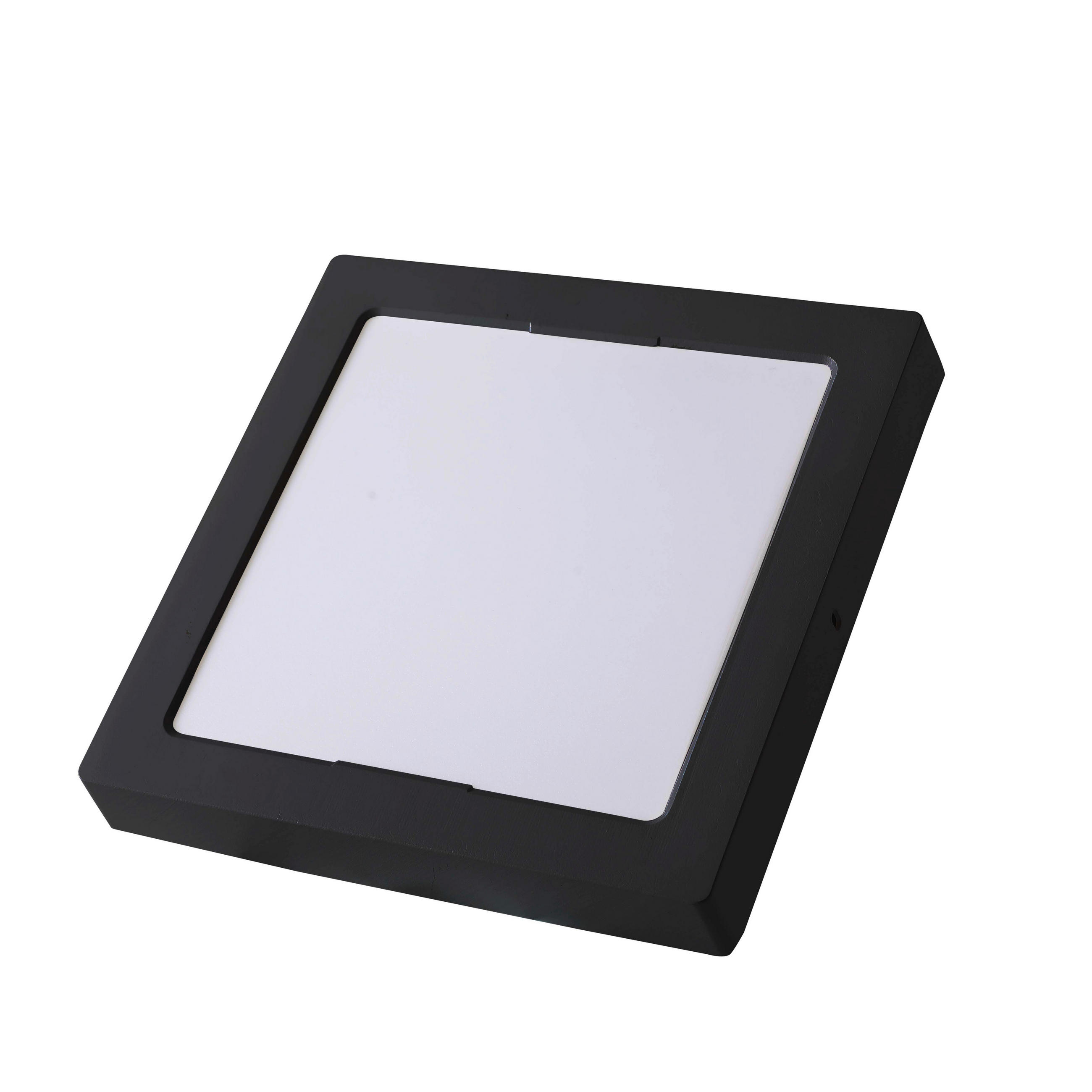 LED PANEL 282*282MM 24W 2500LM 3000/4000/6500K IP20  - crna, Osnovno, plastika (28,2/28,2/3cm)