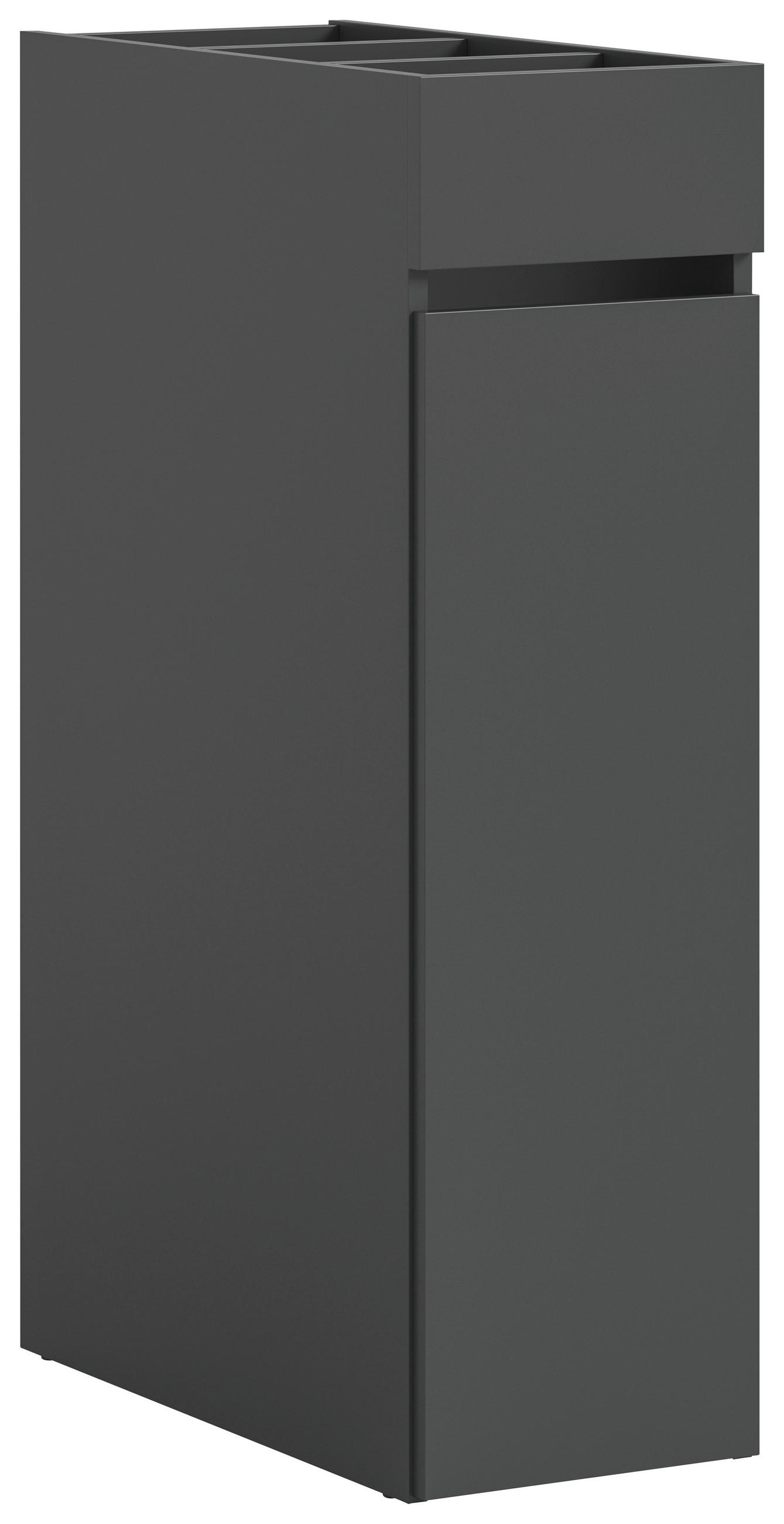 MID.YOU REGÁL DO KOUPELNY, antracitová, 29/101/60 cm