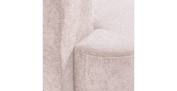 ECKSOFA Beige Chenille - Beige/Schwarz, Design, Kunststoff/Textil (307/194cm) - Carryhome