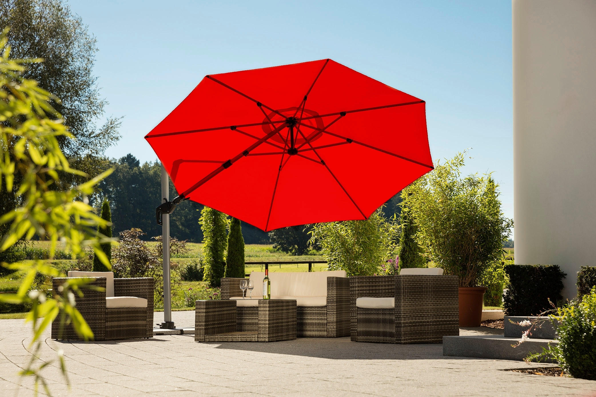 XXXL ZÁVESNÝ SLNEČNÍK 350/258/415 cm