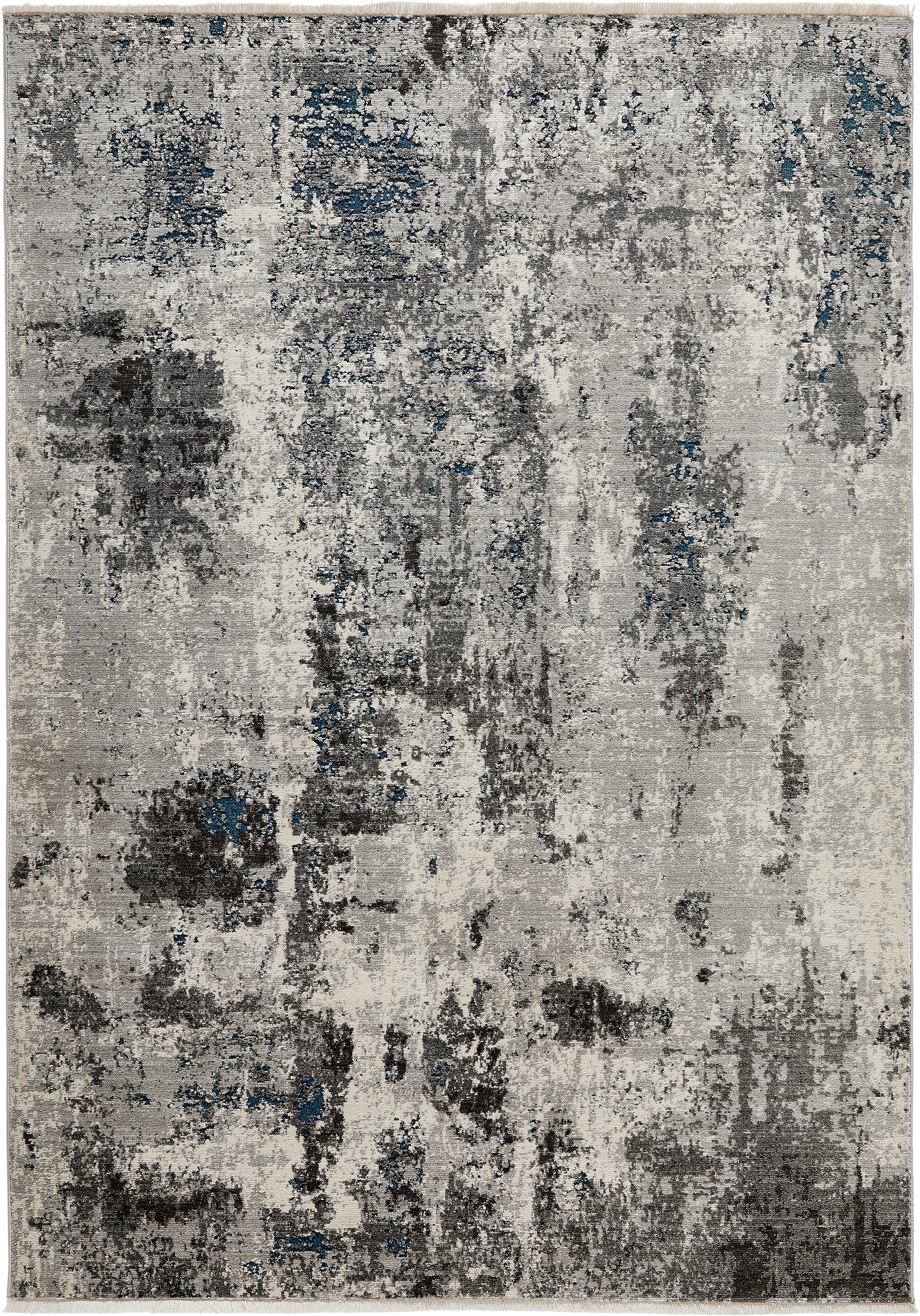 WEBTEPPICH Lyon  80/150 cm  Blau, Grau   - Blau/Grau, Design, Textil (80/150cm) - Novel