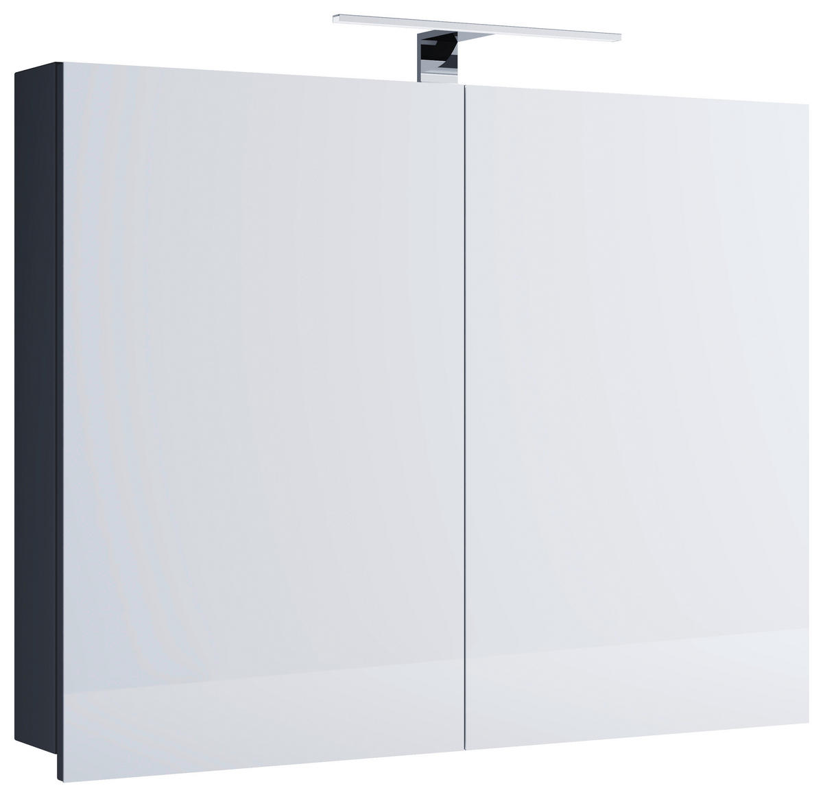 SPIEGELSCHRANK 80/59,2/12 cm  - Schwarz, MODERN, Glas/Holzwerkstoff (80/59,2/12cm) - MID.YOU