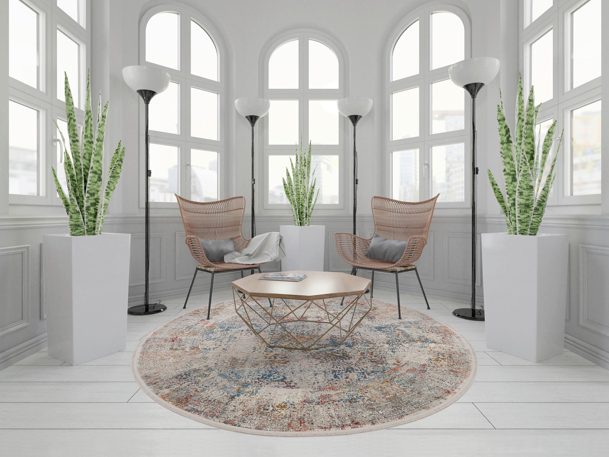 VINTAGE-TEPPICH 200 cm Avignon Multicolor  - Multicolor, Design, Textil (200cm) - Dieter Knoll