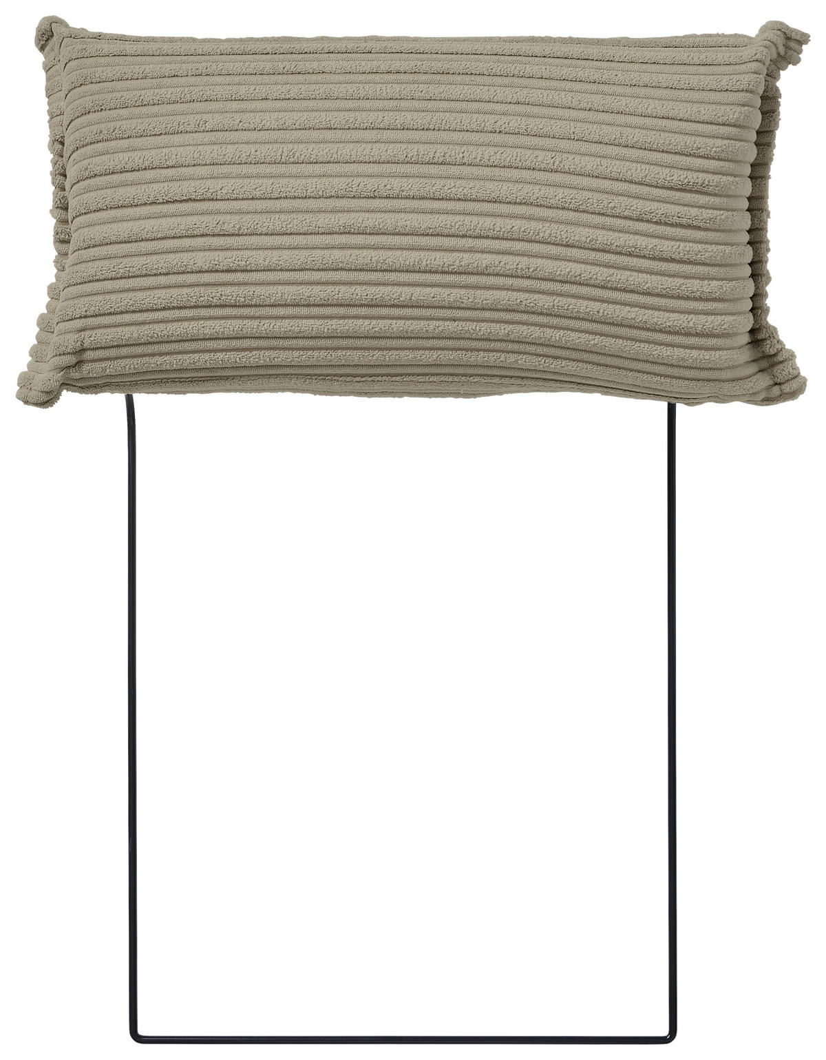 KOPFSTÜTZE in Cord  - Greige, KONVENTIONELL, Textil (50/25/15cm) - Carryhome