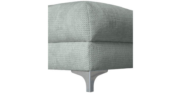ECKSOFA Grau Chenille Zierkissen, Rückenkissen, Rücken echt  - Chromfarben/Grau, KONVENTIONELL, Textil/Metall (227/329cm) - Carryhome