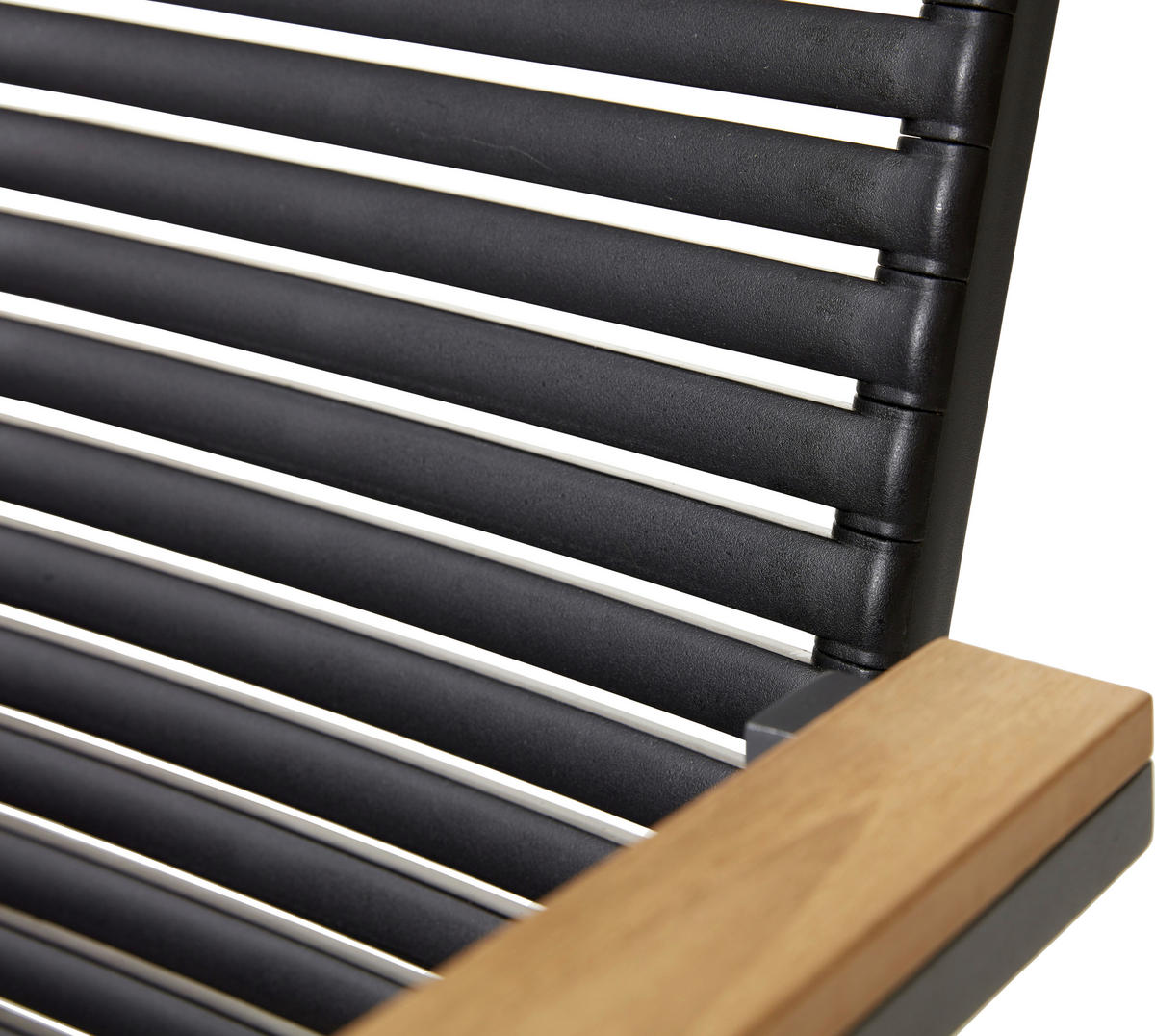 STAPELSTUHL Schwarz  - Anthrazit/Schwarz, KONVENTIONELL, Holz/Kunststoff (56,5/84/62cm) - Ambia Garden