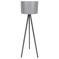 STEHLEUCHTE Modern 38/145 cm  - Grau, Design, Holzwerkstoff/Kunststoff (38/145cm) - P & B