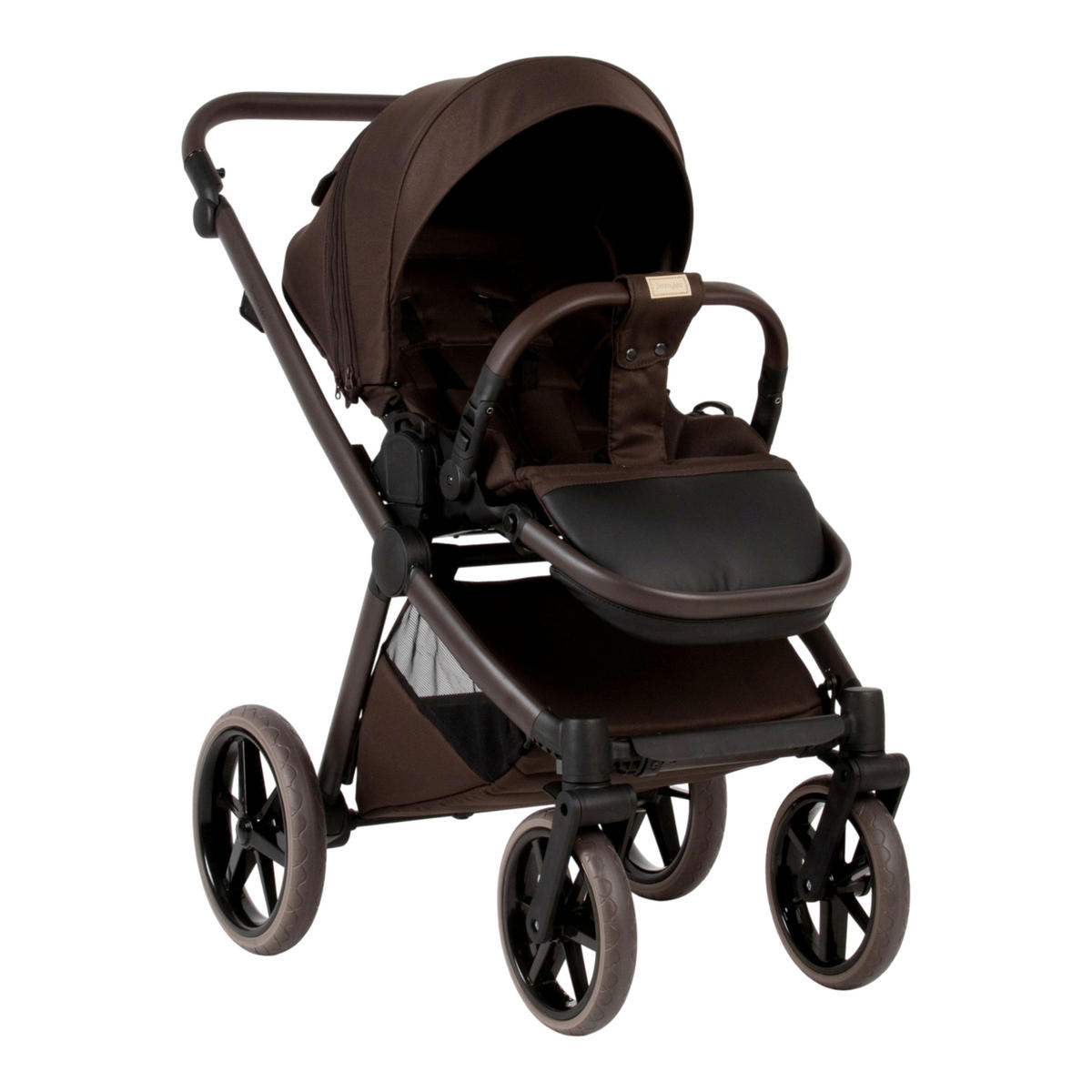 KINDERWAGENSET  - Braun, Trend, Kunststoff/Textil (100/59/106cm) - Jimmylee
