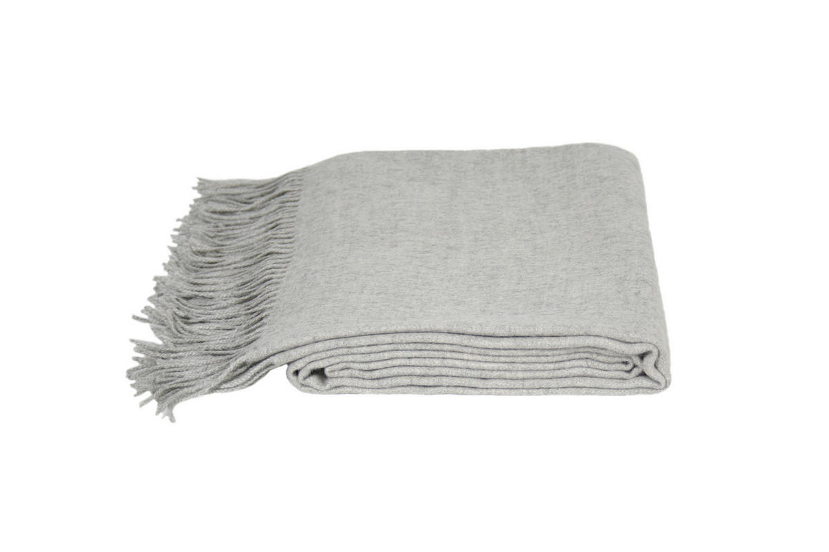 DECKE Classic Alpaca Hellgrau Classic Alpaca 130/200 cm  - Hellgrau, KONVENTIONELL, Textil (130/200cm) - Zoeppritz