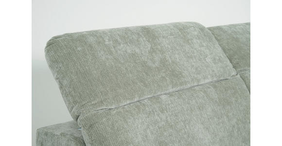 ECKSOFA  in Chenille Mintgrün  307/243 cm  - Schwarz/Mintgrün, Design, Textil/Metall (307/243cm) - Xora