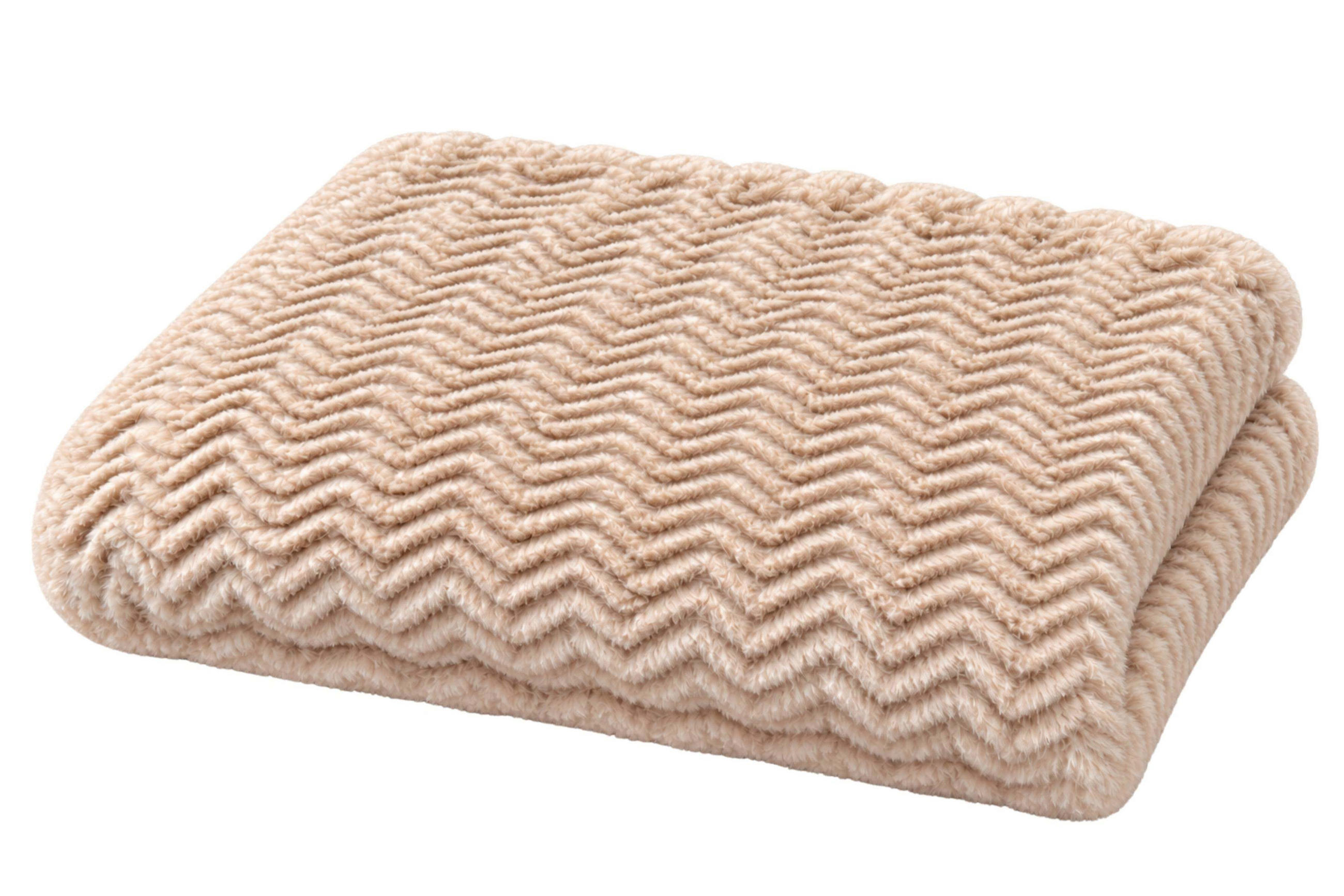 PLAID 140/190 cm  - Beige, Basics, Textil (140/190cm) - Esposa