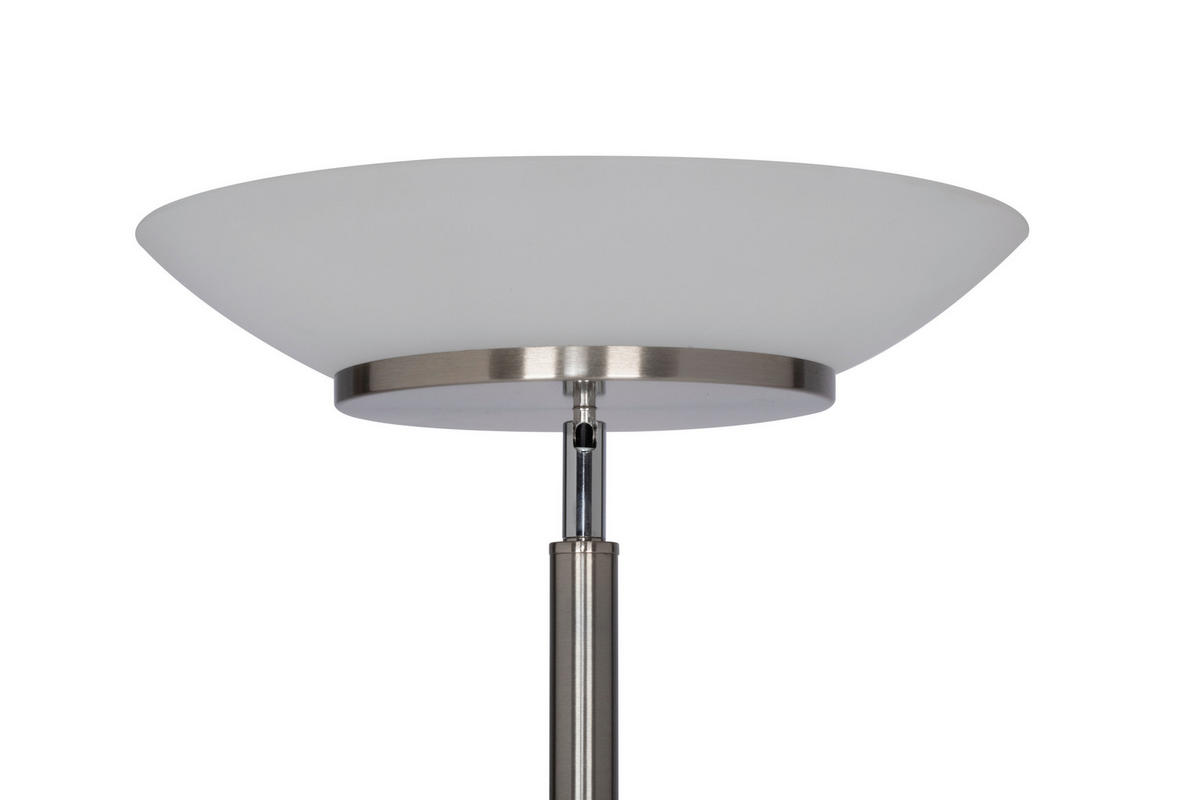 STOJACÍ LED SVÍTIDLO, 32/180 cm  - bílá/opál, Konvenční, kov/plast (32/180cm) - Novel