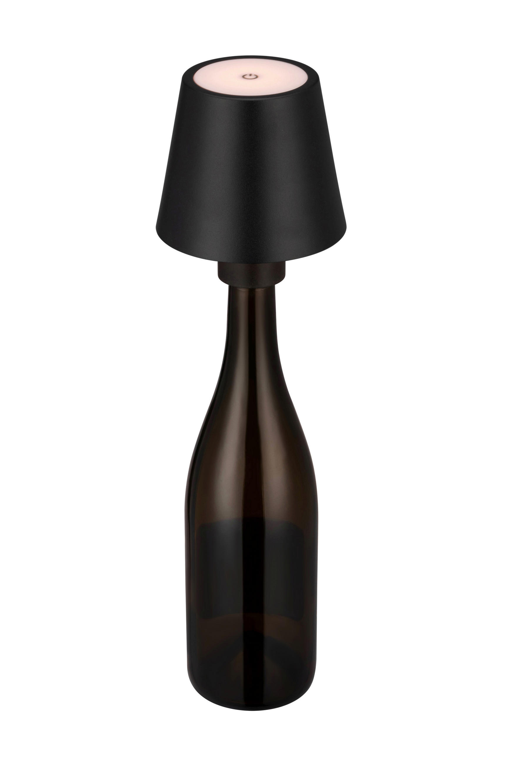 AKKU-TISCHLEUCHTE Norfolk 11/12,2 cm  - Schwarz, Design, Metall (11/12,2cm) - Novel
