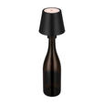 AKKU-TISCHLEUCHTE Norfolk 11/12,2 cm  - Schwarz, Design, Metall (11/12,2cm) - Novel