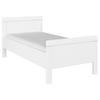 BETT 90/200 cm  in Weiß  - Weiß, Design (90/200cm) - Novel