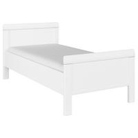 BETT 90/200 cm  in Weiß  - Weiß, Design (90/200cm) - Novel