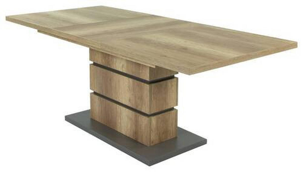 ESSTISCH in Holzwerkstoff 140/86/75 cm  - Anthrazit/Braun, MODERN, Holzwerkstoff (140/86/75cm) - MID.YOU