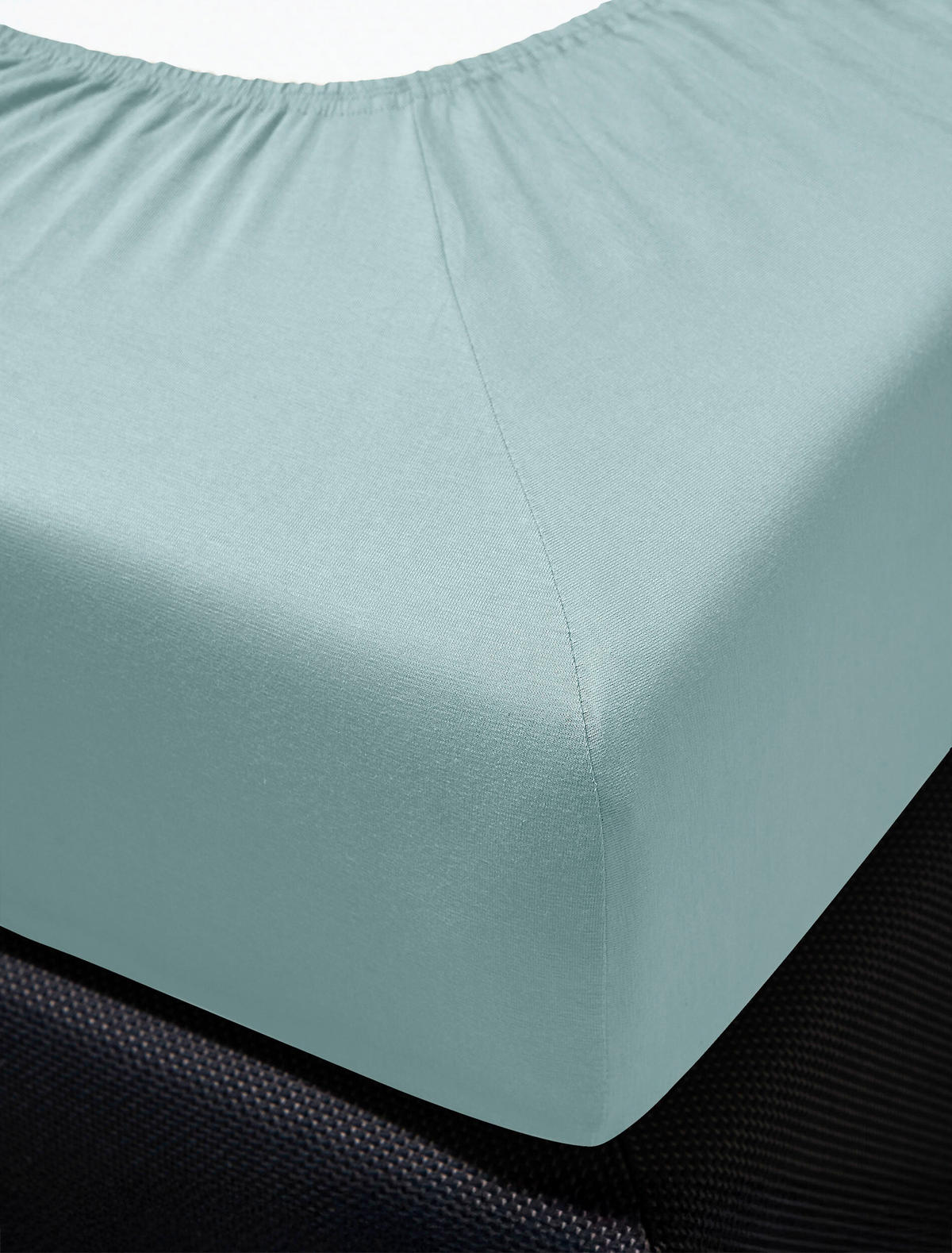 SPANNBETTTUCH Jersey  - Grün, Basics, Textil (90-100/200-220cm) - Irisette