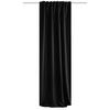 LÄRMSCHUTZVORHANG ACUSTICO Verdunkelung 135/245 cm   - Schwarz, Basics, Textil (135/245cm) - Schmidt W. Gmbh